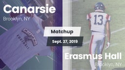 Matchup: Canarsie vs. Erasmus Hall  2019