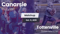 Matchup: Canarsie vs. Tottenville  2019