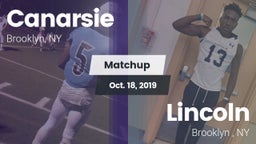 Matchup: Canarsie vs. Lincoln  2019
