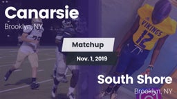 Matchup: Canarsie vs. South Shore  2019