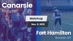 Matchup: Canarsie vs. Fort Hamilton  2019