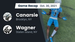 Recap: Canarsie  vs. Wagner  2021