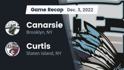 Recap: Canarsie  vs. Curtis  2022