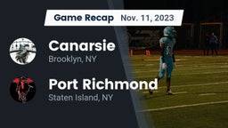 Recap: Canarsie  vs. Port Richmond  2023