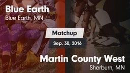 Matchup: Blue Earth vs. Martin County West  2016