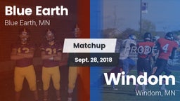 Matchup: Blue Earth vs. Windom  2018