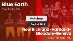 Matchup: Blue Earth vs. New Richland-Hartland-Ellendale-Geneva  2019