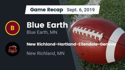 Recap: Blue Earth  vs. New Richland-Hartland-Ellendale-Geneva  2019