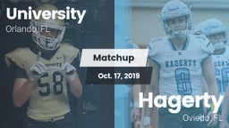 Matchup: University High Scho vs. Hagerty  2019