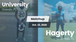 Matchup: University High Scho vs. Hagerty  2020