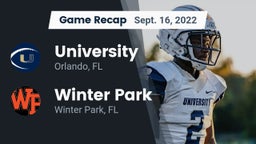 Recap: University  vs. Winter Park  2022