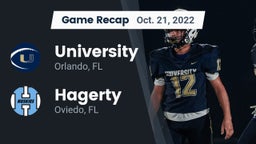 Recap: University  vs. Hagerty  2022