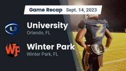 Recap: University  vs. Winter Park  2023