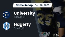 Recap: University  vs. Hagerty  2023