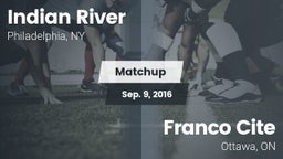 Matchup: Indian River vs. Franco Cite 2016