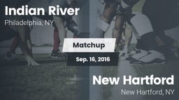 Matchup: Indian River vs. New Hartford  2016