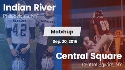 Matchup: Indian River vs. Central Square  2016