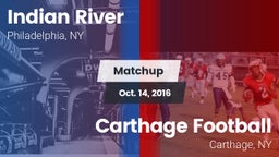 Matchup: Indian River vs. Carthage Football 2016