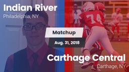 Matchup: Indian River vs. Carthage Central  2018