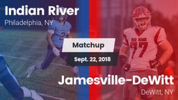 Matchup: Indian River vs. Jamesville-DeWitt  2018