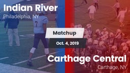 Matchup: Indian River vs. Carthage Central  2019