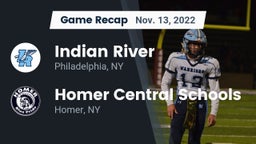 Recap: Indian River  vs. Homer Central Schools 2022