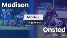 Matchup: Madison vs. Onsted  2017