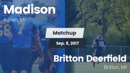Matchup: Madison vs. Britton Deerfield 2017