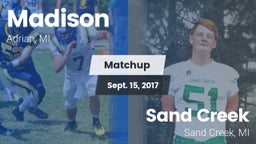 Matchup: Madison vs. Sand Creek  2017