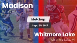 Matchup: Madison vs. Whitmore Lake  2017