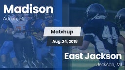 Matchup: Madison vs. East Jackson  2018