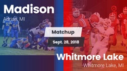 Matchup: Madison vs. Whitmore Lake  2018