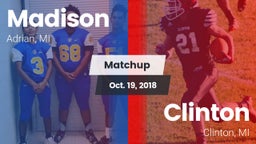 Matchup: Madison vs. Clinton  2018