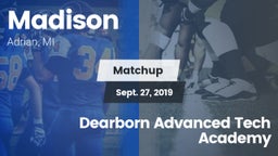 Matchup: Madison vs. Dearborn Advanced Tech Academy 2019