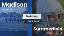 Matchup: Madison vs. Summerfield  2020