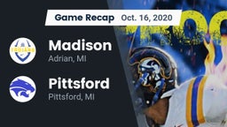 Recap: Madison  vs. Pittsford  2020