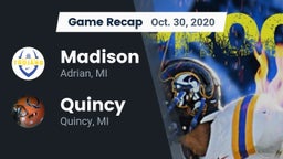 Recap: Madison  vs. Quincy  2020