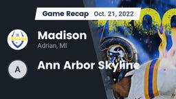 Recap: Madison  vs. Ann Arbor Skyline 2022