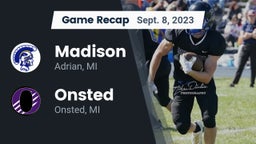 Recap: Madison  vs. Onsted  2023