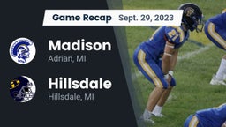 Recap: Madison  vs. Hillsdale  2023