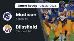 Recap: Madison  vs. Blissfield  2023