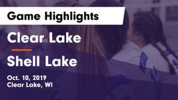 Clear Lake  vs Shell Lake  Game Highlights - Oct. 10, 2019