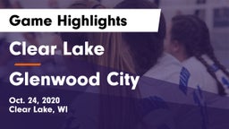 Clear Lake  vs Glenwood City  Game Highlights - Oct. 24, 2020