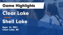 Clear Lake  vs Shell Lake  Game Highlights - Sept. 16, 2021