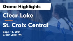 Clear Lake  vs St. Croix Central Game Highlights - Sept. 11, 2021