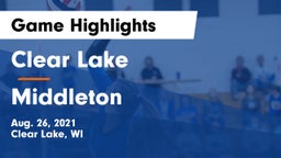 Clear Lake  vs Middleton  Game Highlights - Aug. 26, 2021