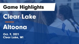 Clear Lake  vs Altoona  Game Highlights - Oct. 9, 2021