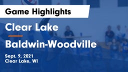 Clear Lake  vs Baldwin-Woodville  Game Highlights - Sept. 9, 2021