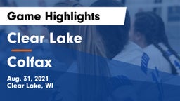 Clear Lake  vs Colfax  Game Highlights - Aug. 31, 2021