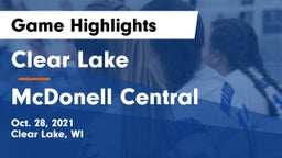 Clear Lake  vs McDonell Central Game Highlights - Oct. 28, 2021
